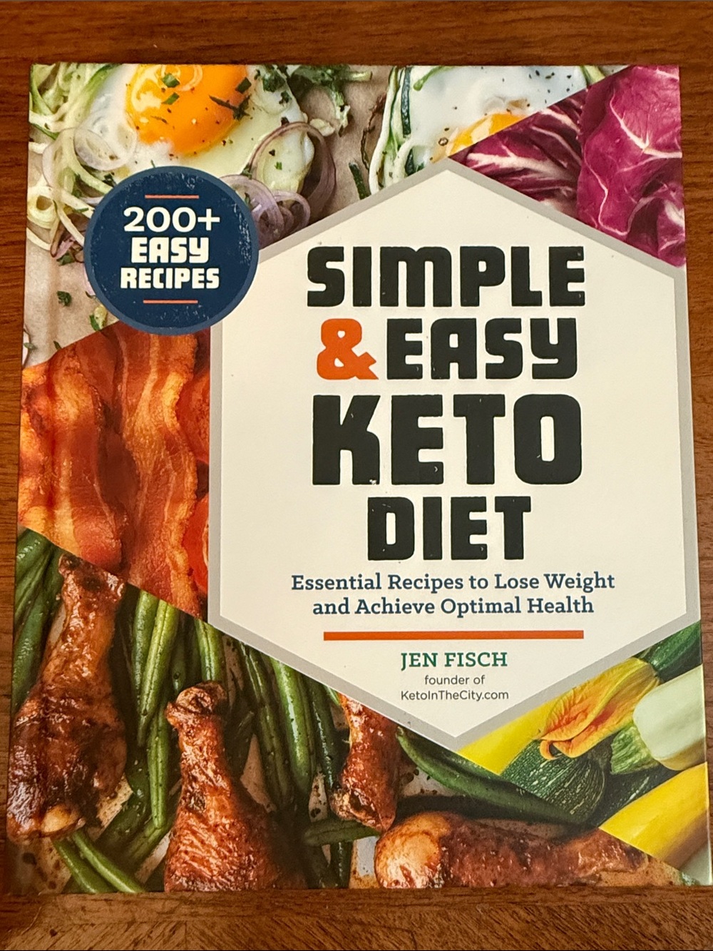 Simple & Easy Keto Diet Cookbook by Jen Fisch (hardcover, new)